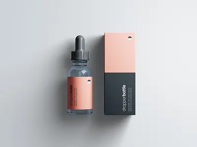 Dropper Bottle Package Mockup free mockup free psd mockup mockup download psd download psd mockup