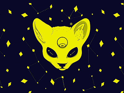 Huevember 3/30 cat drawing huevember illustration space