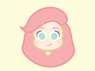 Disney Princess : Ariel cartoon character cute disney art disney princess graphics illustration kawaii movie pastel vector