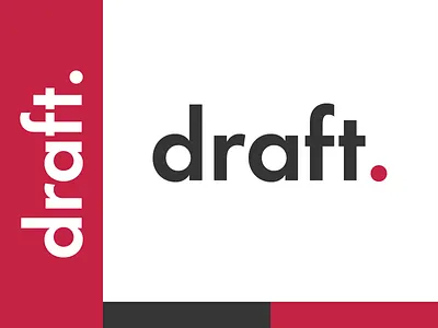 Draft. adobe agency branding communication communication agency design flat flat design icon identity illustration illustrator interface logo typography ui vector web website white