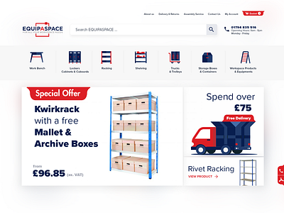 Industrial Website UI Design hero banner homepage homepage design industrial product ui pack ui ux design webpage design