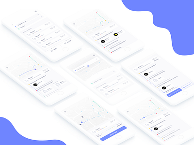 App UI - MRT Challenge app app ui icon iconography minimal mrt routes taran ui uiux ux