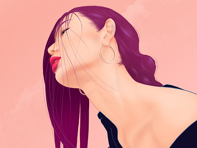 The beauty of a neck... beauty illustration neck woman