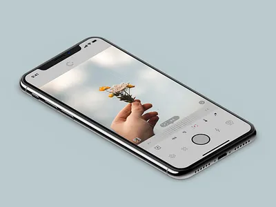 Camille: A Manual Camera for Your iPhone app camera design ios iphone x manual product simple ui ux
