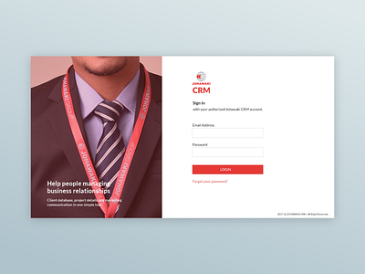 Johawaki Crm Sign In adobe xd crm design minimal sign up uidesign ux ux ui