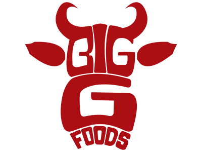 Big G Logo design flat logo typography