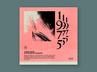 10x18 #7: 1975's A Brief Inquiry into Online Relationships 10x18 album art album cover cover cover art music music art texture