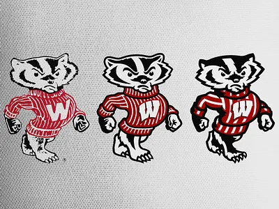 Bucky Evolution badger badgers wisconsin