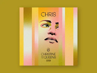 10x18 #6: Chris by Christine and the Queens 10x18 album art album cover custom type eyes face font gradient lips music portrait record type woman