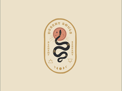 Desert Souls alchemy atx badgedesign branding desert design graphic design logo design