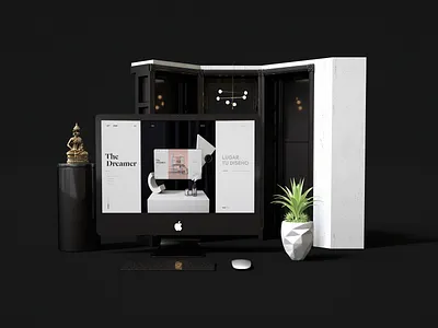 iMac Mockup dribbble mockups free mockup psd free mockups freebie psd imac mockup mockups psd mockups thedreamer mockups ui mockups