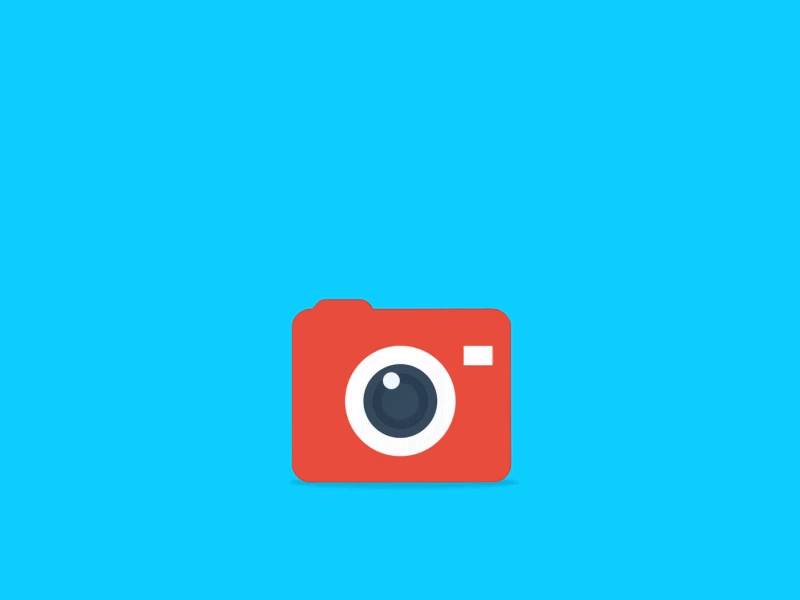 Camera Icon after affects animation camera icon design illustration motiongraphics