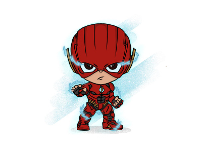Flash dc fanart fastestman flash illustration justice league speed force
