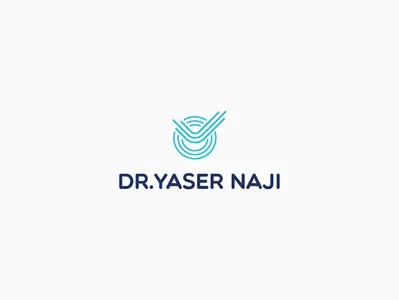 Dr. Yasser Naji catheter logo logo design radio radiology right smile vein waves