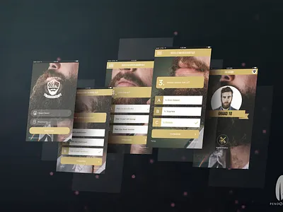 Buffelsfontein Baard-Olie | CONCEPT WORK // UI UX beard oil bearded man communication design design graphic design layout design masculine rustic ux wireframe design