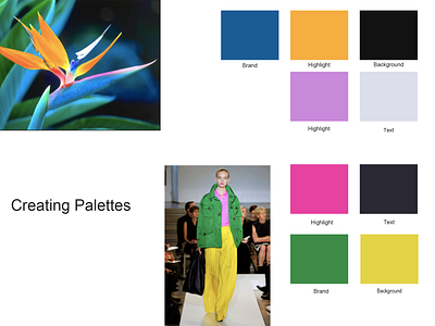 Creating Palettes