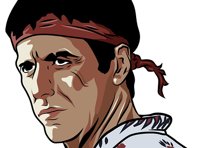 SCARFACE illustration scarface vector