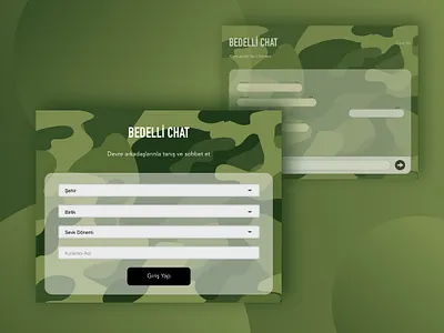 Bedelli Chat Web Page chatapp military pagedesign ui ux design uidesign webbased webdesign