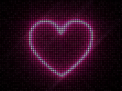 LED adobe aftereffects gif gif art led logo love ui