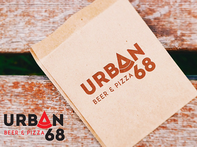 Urban Pizza beer brand branding cafe design dribbble illustration logo logo design monogram pizza typography vector