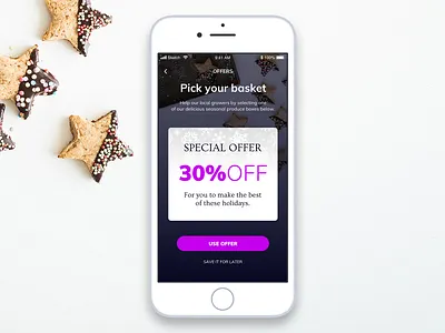 Daily UI 036 - Special Offer 036 app daily 100 challenge dailyui food app ios mobile mobile app popup sketch special offer ui ui challenge ui interface