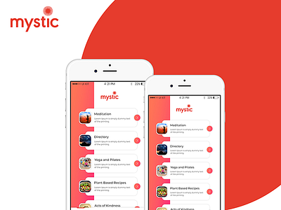 Mystic app app design app ui creative app creative app design creative design creative ui graphic design ui ux