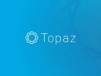 Topaz Logo Presentation block chain brand identity branding design identity logo start up tech tech logo topaz
