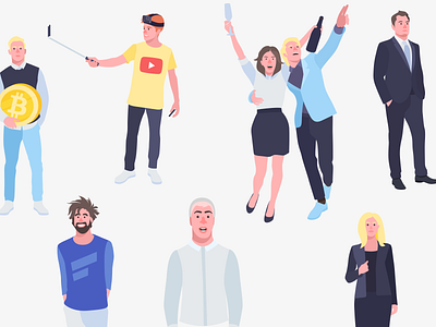 Types of People You’ll See at Every Tech Conference 2 design event illustration infographics people tech technology