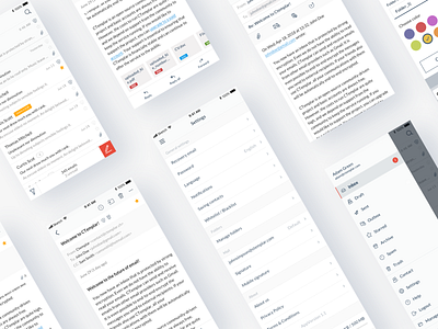 Ctemplar Mobile App app ctemplar design email inbox interface mobile mobile app secure ui ux
