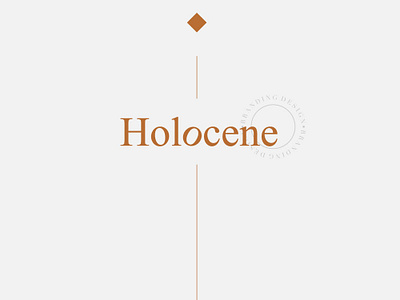 Holocene Design branding branding design design design inspiration illustraor logo logotipe typography