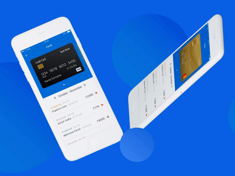 Cards Details-App app app animation card details credit card payment debit card digital design digital paymen ios motion animation online app payment method payments principle sketch ui ux design