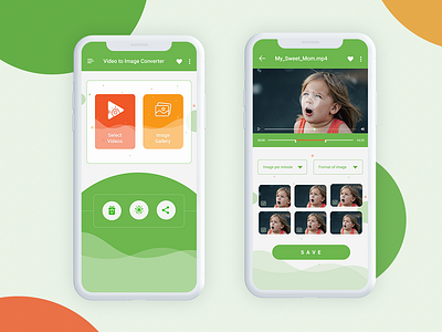 Video To Image creator app design graphic image image cutter ui ui ux design ui pack uiux ux video app