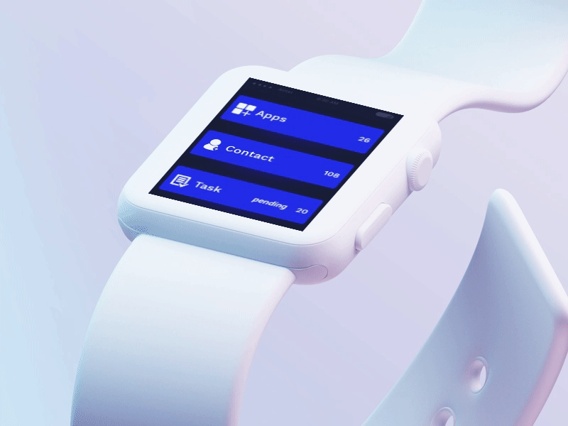 Apple Watch-Calling Screens animation app app animation app concept apple design apple watch calling app digital design illustration ios principle sketch typography ui ui ux design