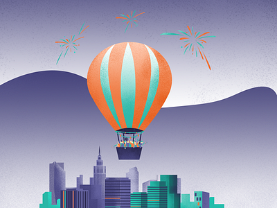 celebration balloon celebration celebrations illustration joy men people women