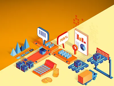 Branding Legiscomex branding branding design design graphic design illustration isometria isometric isometric illustration poster