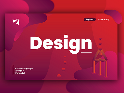 Ui Design For Design Company adobe illustrator adobe photoshop awesome colorful cool interface creative design illustration minimal ui vector web design web development