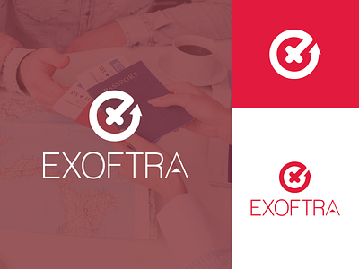 Logo - Exoftra Tour branding design logo tour