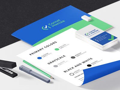Cornel Mercea Brand Identity Guide branding colors graphic design logo logo design visual identity