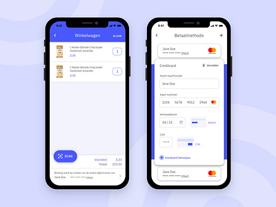 Credit card checkout #002 app checkout creditcard dailyui mobile pay scan supermarket ui ux design