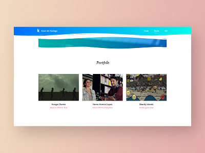 Portfolio 03 branding clean design minimal music personal brand personal branding portfolio portfolio design portfolio page ui ux web web design website