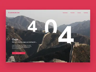 Daily UI #008 - 404 Page 404 page asieonline.com daily 100 daily ui daily ui 8 design dribbble logo sketch ui ui design user interface ux design vector