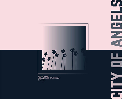 City Of Angels city of angels illustration illustration design la losangeles minimal