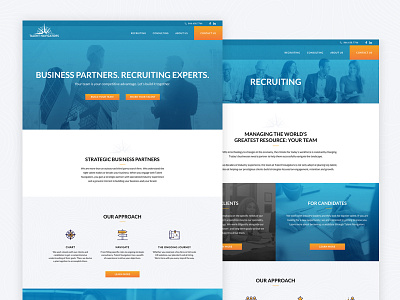 Talent Navigators Website branding design marketing ui ux website