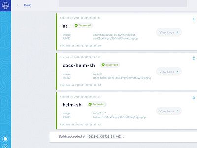 Kashti UI azure builds ci cicd dashboard developer kashti kubernetes logs microsoft tests