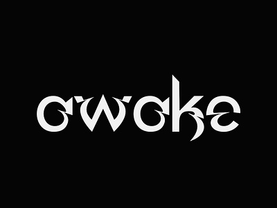 Awake branding daily design illustration logo logotype print sketch type typeface typography