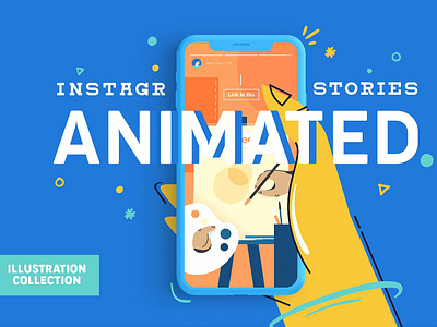 Animated Instagram Stories animated animated instagram stories animated stories animation blogger branding clean design instagram instagram stories instagram template instagram templates modern social media social media pack social media templates stories template templates