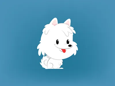 Pom cartoon character character design dog illustration logo mascot mascot logo pet pup vector