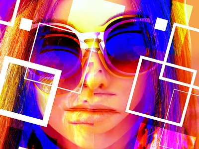 Artwork details abstract abstract art color gradient gradient color poster poster art poster design squared squares