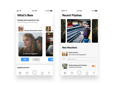 Flashback App app concept app design design photo photo app ui ui ux ux