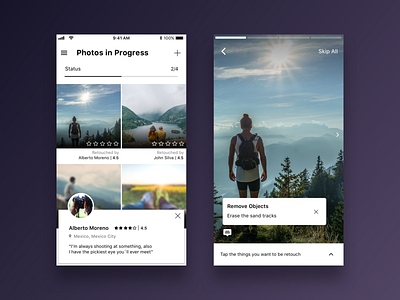 Imagein Apple Watch version app concept app design photo photo app ui ui ux ux